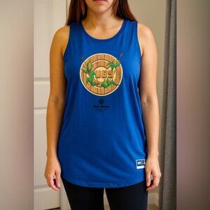 NWT MLB Chicago Cubs Women's Blue Field of Dreams Game Tank Tee Top Size XL